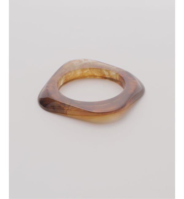journal standard L'essage「CRYSTAL HAZE/クリスタル ヘイズ Jelly Bangle Tortoise 2 バングル」|ブレスレット・バングル|