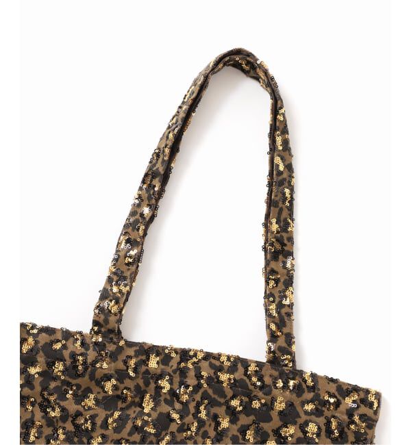 journal standard L'essage「Uhr/ウーア Sequin Leopard Tote トートバッグ」|トートバッグ|