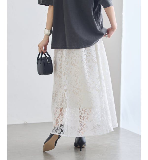 journal standard L'essage「《予約》レースフレアスカート」|スカート|