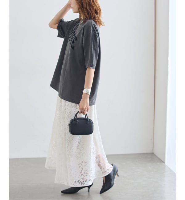 journal standard L'essage「《予約》レースフレアスカート」|スカート|