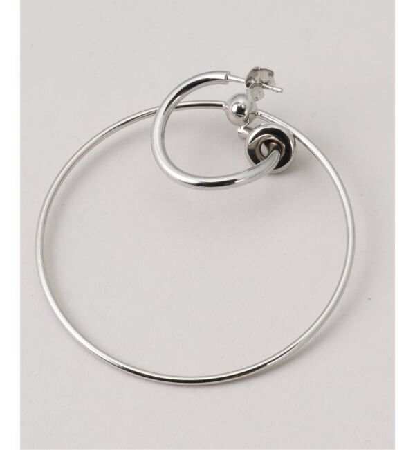 Oriens JOURNAL STANDARD「【JUSTINE CLENQUET/ジャスティーヌ クランケ】EVA SILVER EARRINGS：ピアス（両耳）」|ピアス|