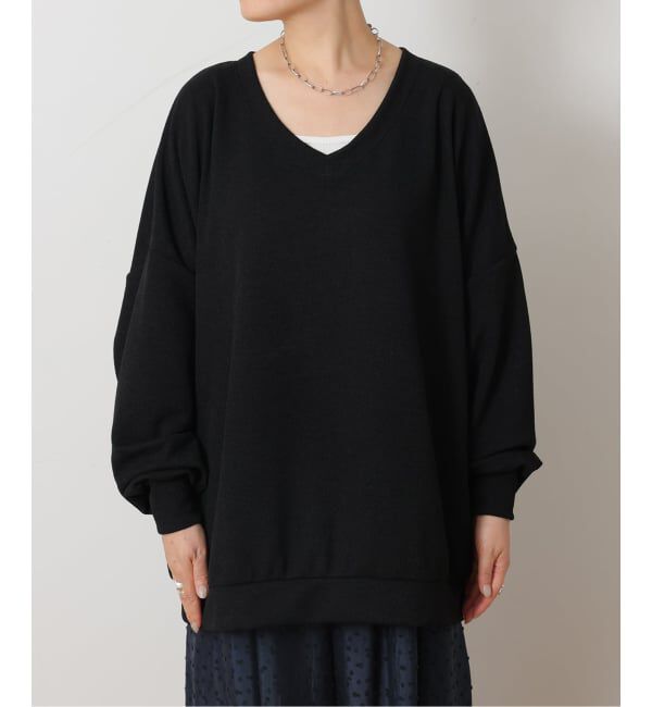 journal standard luxe「《予約》ダブルフェイス Vネックプルオーバー」|Tシャツ・カットソー|