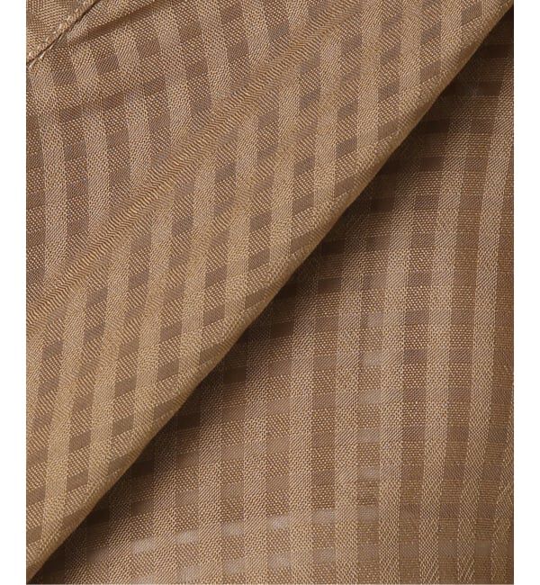 JOURNAL STANDARD relume「《予約》ギンガムドビーフレンチスリーブブラウス」|シャツ・ブラウス|