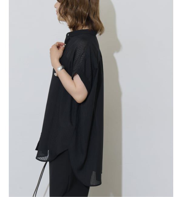 JOURNAL STANDARD relume「《予約》ギンガムドビーフレンチスリーブブラウス」|シャツ・ブラウス|