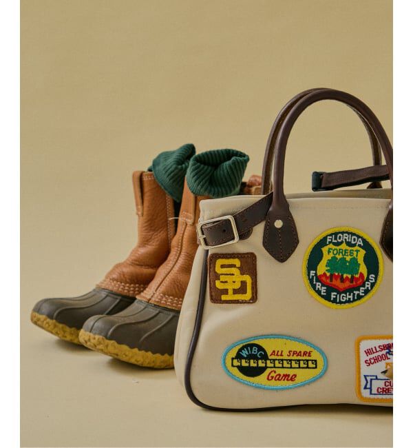 JOURNAL STANDARD「《予約》HERITAGE LEATHER / ヘリテージレザー 別注 レザー HL 25-アイボリー」|トートバッグ|