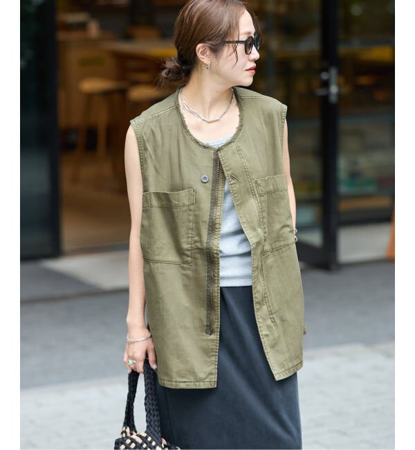 JOURNAL STANDARD「《予約》Military VEST」|ダウンベスト・ベスト|