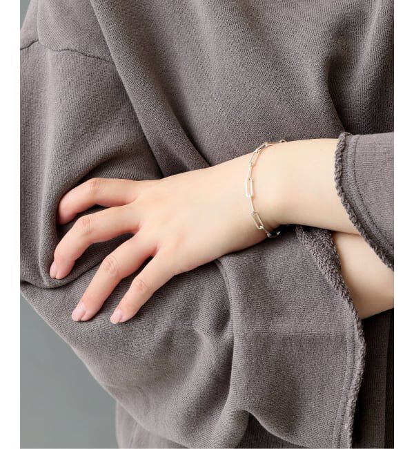 Spick and Span「《予約》【SAMH by LILAS】アラメチェーン17cmブレスレット SV」|ブレスレット・バングル|