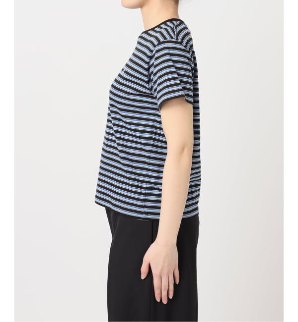 U by SPICK&SPAN「LOW CLASSIC Lc / ロウ クラシック エルシー Lc STRIPED MINI T-SHIRT」|Tシャツ・カットソー|