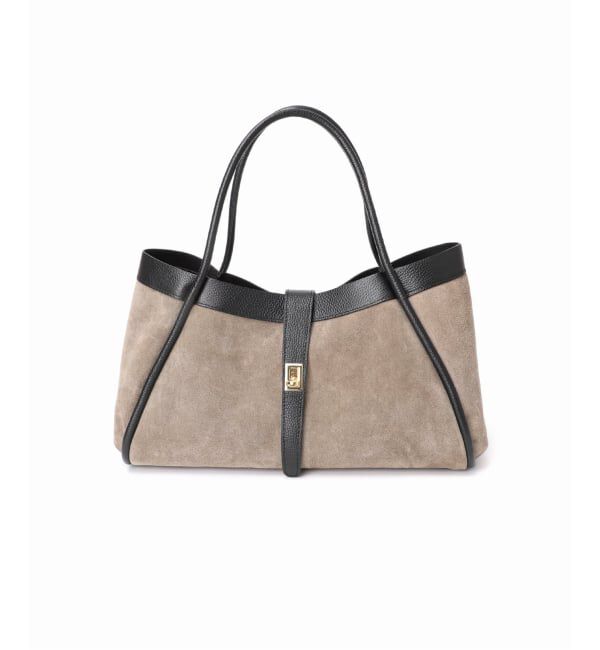 NOBLE「《予約》AULENTTI/オウレンティ 金具付きスウェードトートBAG」|トートバッグ|