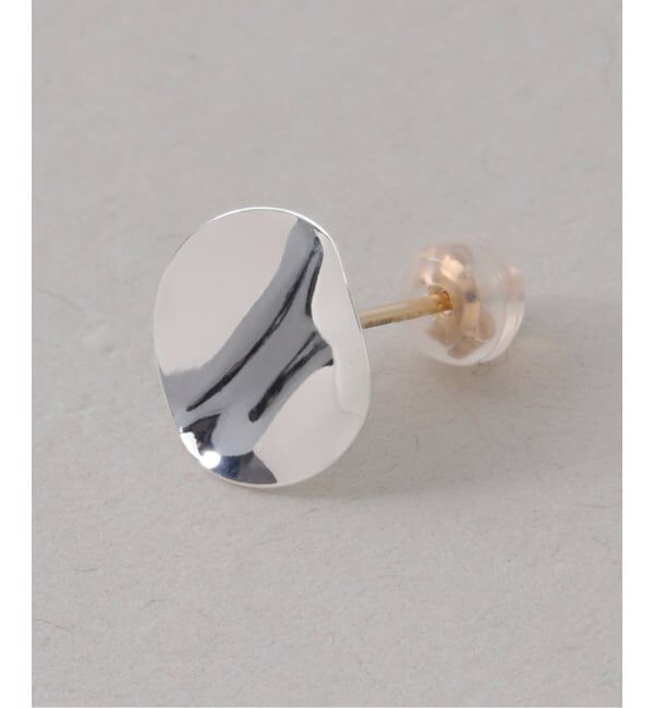 Spick and Span「《WEB限定予約》【SAMH by LILAS】ウェーブプレートピアス SV（両耳）」|ピアス|
