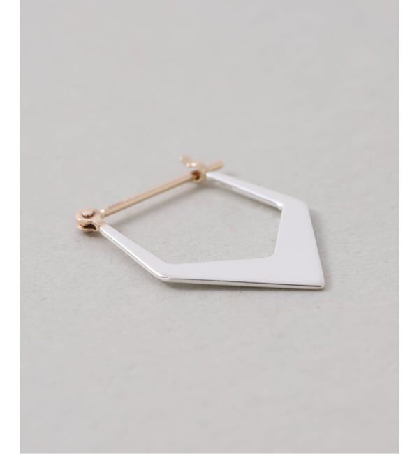Spick and Span「《WEB限定予約》【SAMH by LILAS】トライアングルフープピアス SV（両耳）」|ピアス|