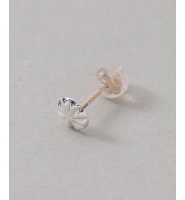 Spick and Span「《WEB限定予約》【SAMH by LILAS】コンチョプレートピアス SV（両耳）」|ピアス|