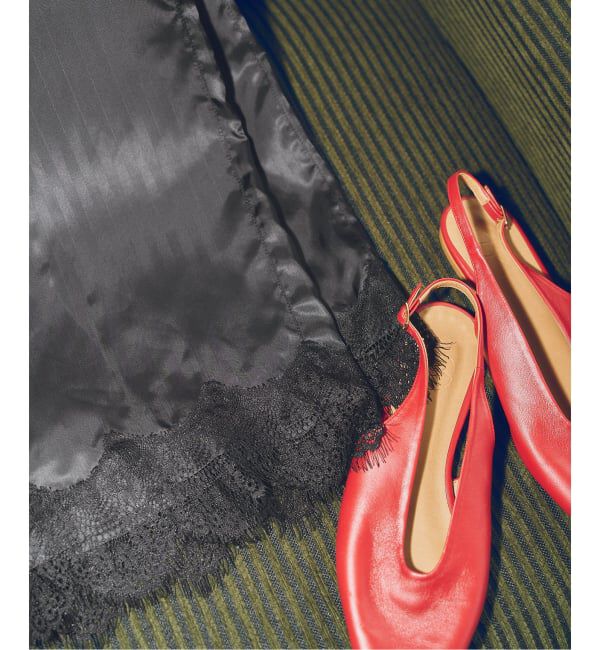 Spick and Span「《別注カラー有り / 予約》ARCHIVE STANCE / アーカイブスタンス lace hem pants」|その他|