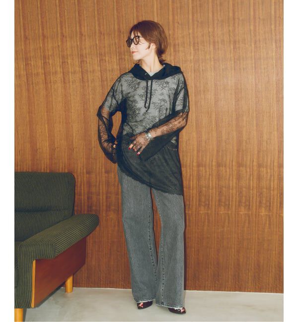 Spick and Span「《予約》ARCHIVE STANCE / アーカイブスタンス lace hoodie」|パーカー|