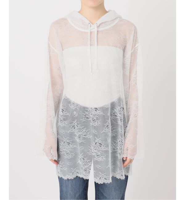 Spick and Span「《予約》ARCHIVE STANCE / アーカイブスタンス lace hoodie」|パーカー|