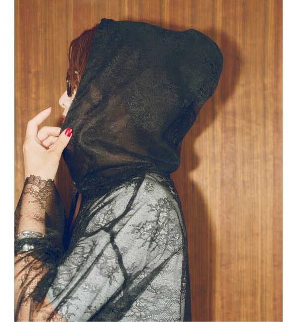 Spick and Span「《予約》ARCHIVE STANCE / アーカイブスタンス lace hoodie」|パーカー|