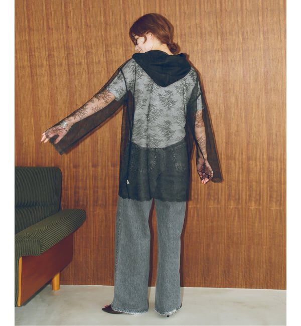 Spick and Span「《予約》ARCHIVE STANCE / アーカイブスタンス lace hoodie」|パーカー|