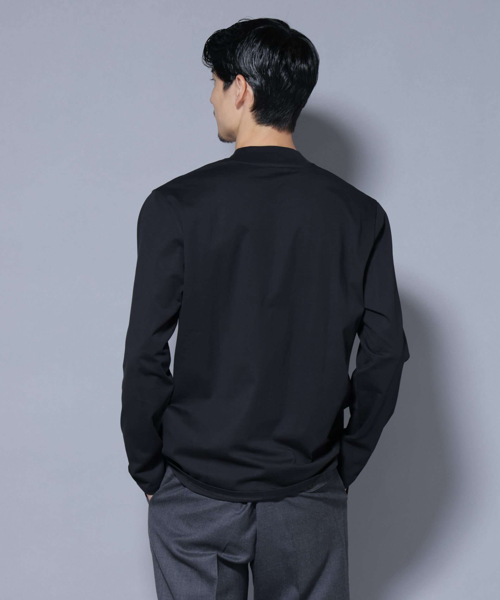 nano･universe「ジャケT(R) クルーネック 長袖」|Tシャツ・カットソー|