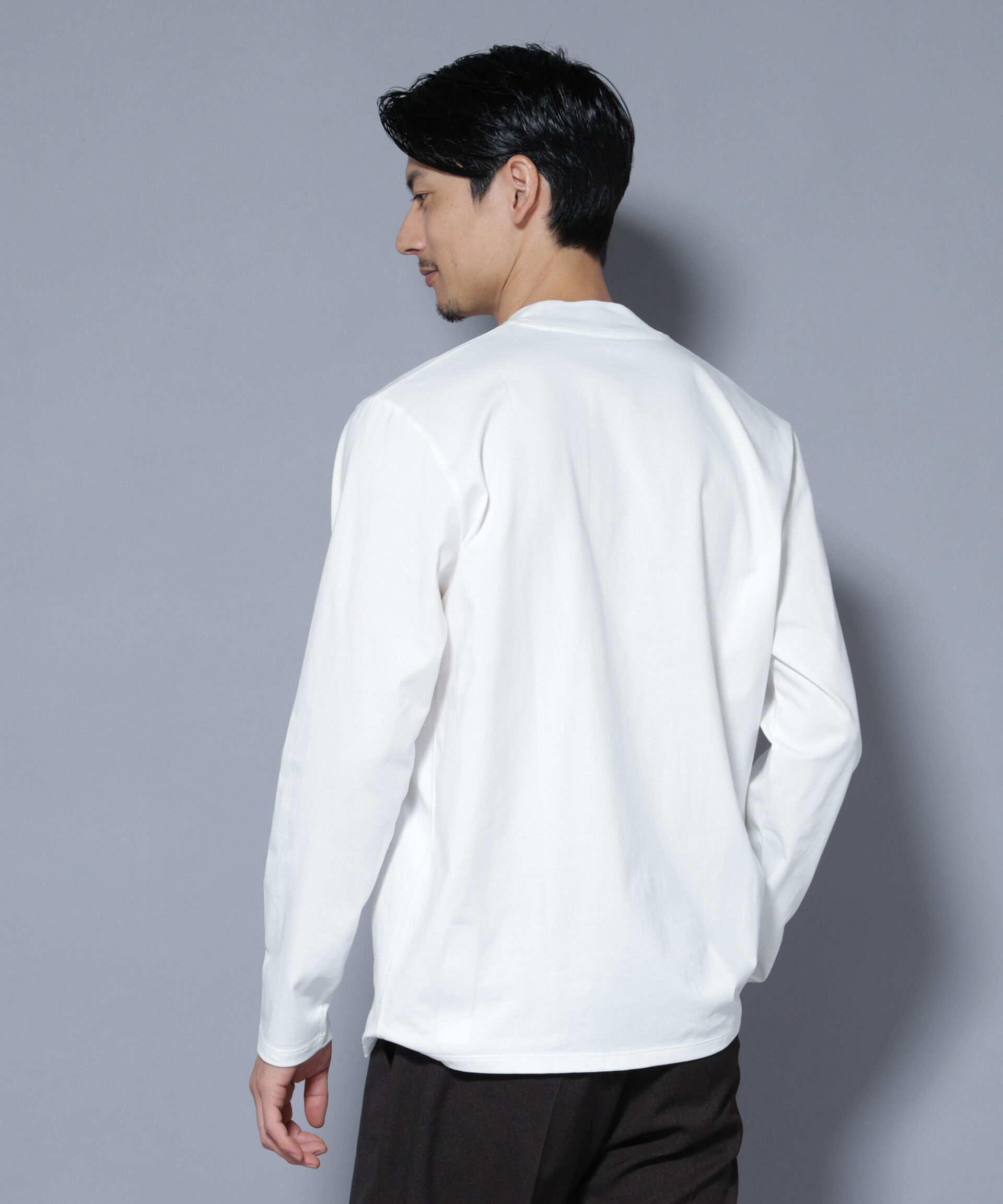 nano･universe「ジャケT(R) クルーネック 長袖」|Tシャツ・カットソー|