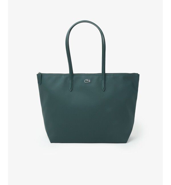 LACOSTE「L.12.12 プチピケ ラージ トートバッグ」|トートバッグ|ダークグリーン
