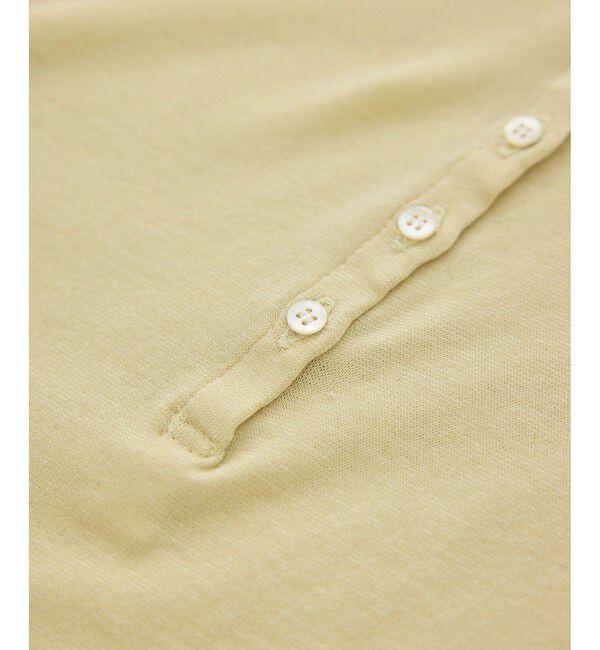SALON adam et rope'「smile cotton ヘンリーネックプルオーバー」|Tシャツ・カットソー|