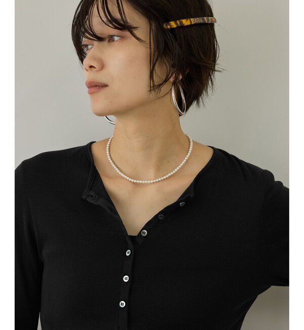 SALON adam et rope'「smile cotton ヘンリーネックプルオーバー」|Tシャツ・カットソー|