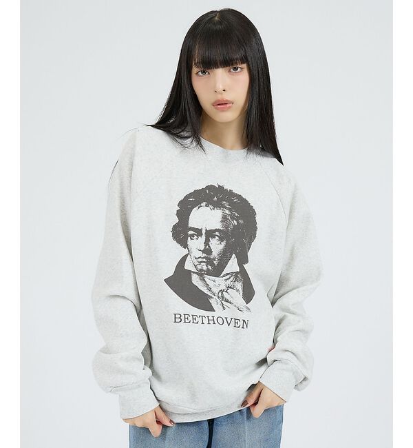 Rouge vif「【Healthknit/ヘルスニット】クラシックスウェット クルーネック長袖/ベ」|スウェット・ジャージ|