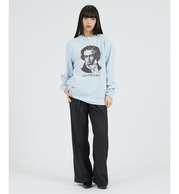 Rouge vif「【Healthknit/ヘルスニット】クラシックスウェット クルーネック長袖/ベ」|スウェット・ジャージ|