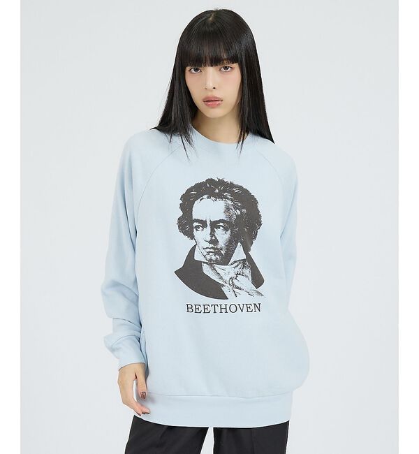Rouge vif「【Healthknit/ヘルスニット】クラシックスウェット クルーネック長袖/ベ」|スウェット・ジャージ|