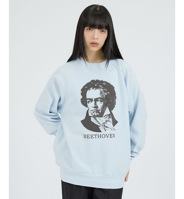 Rouge vif「【Healthknit/ヘルスニット】クラシックスウェット クルーネック長袖/ベ」|スウェット・ジャージ|