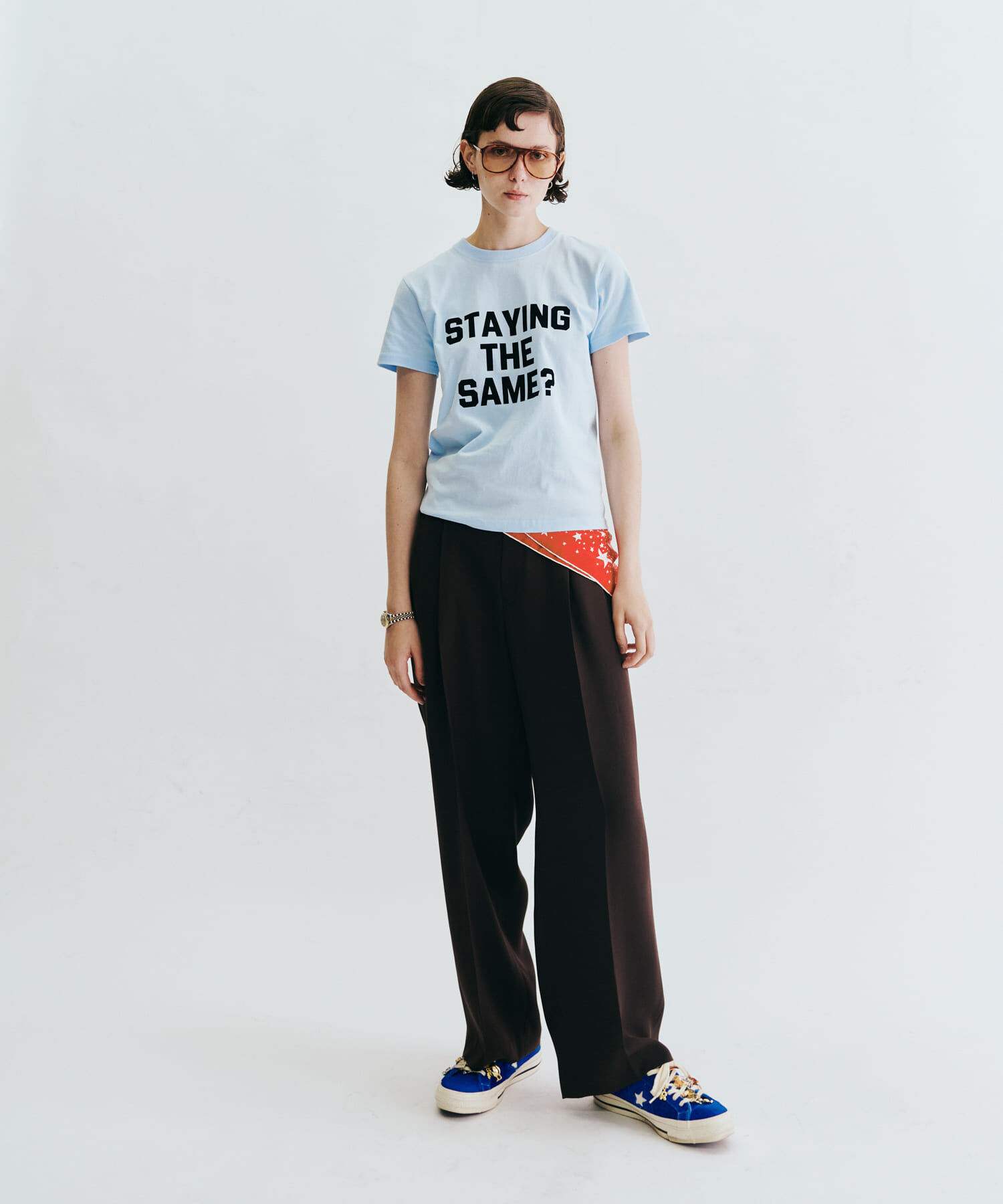 URBAN RESEARCH「Teya　Flock Letter T-shirts」|Tシャツ・カットソー|