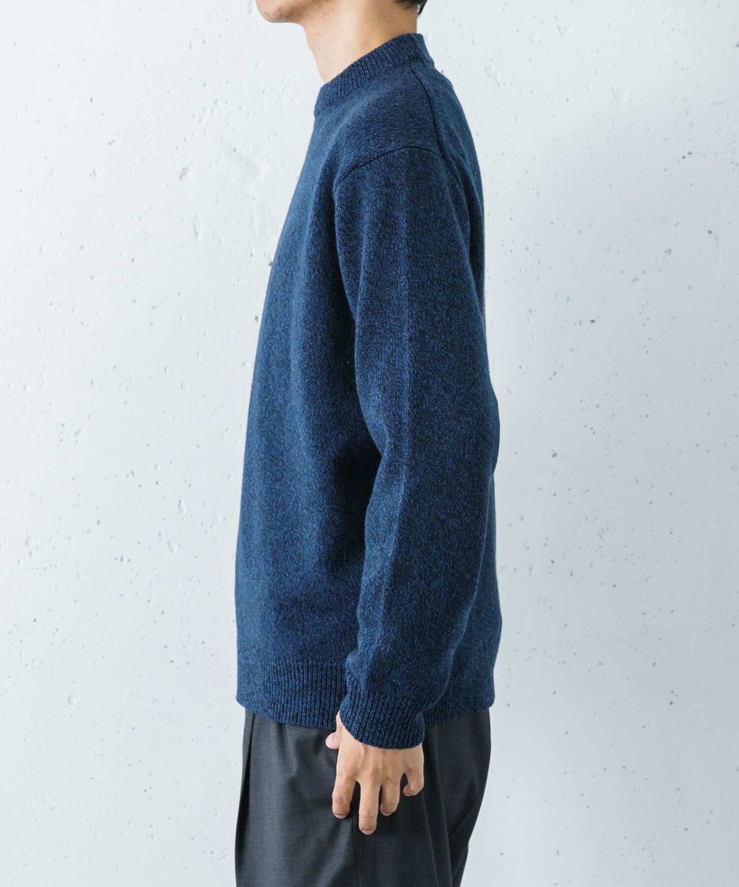 URBAN RESEARCH「MIX MOULINE CREW-NECK KNIT」|ニット・セーター|