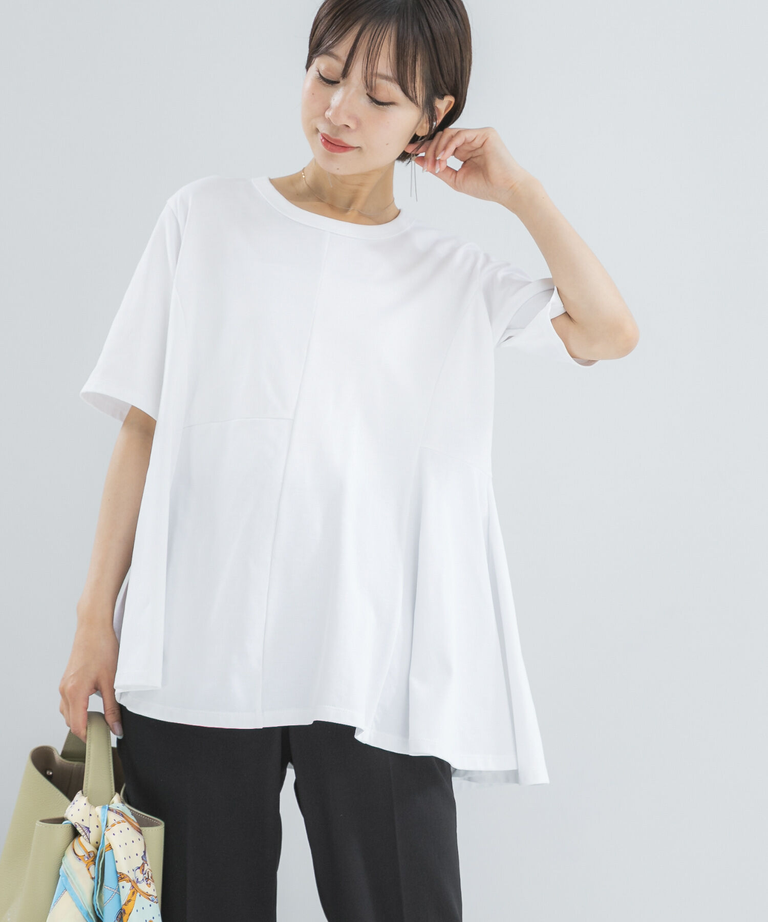 URBAN RESEARCH ROSSO「PROTAGONISTA　ASYMMETRY DESIGN T-SHIRTS」|Tシャツ・カットソー|