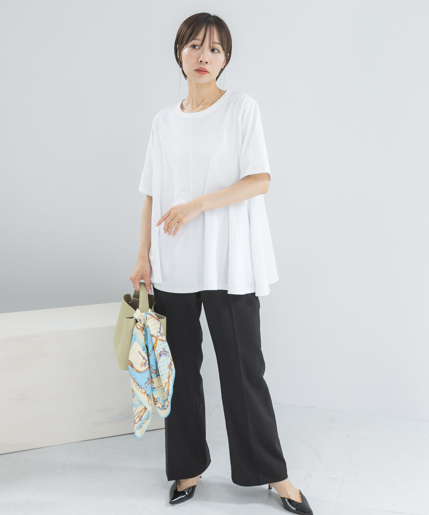 URBAN RESEARCH ROSSO「PROTAGONISTA　ASYMMETRY DESIGN T-SHIRTS」|Tシャツ・カットソー|