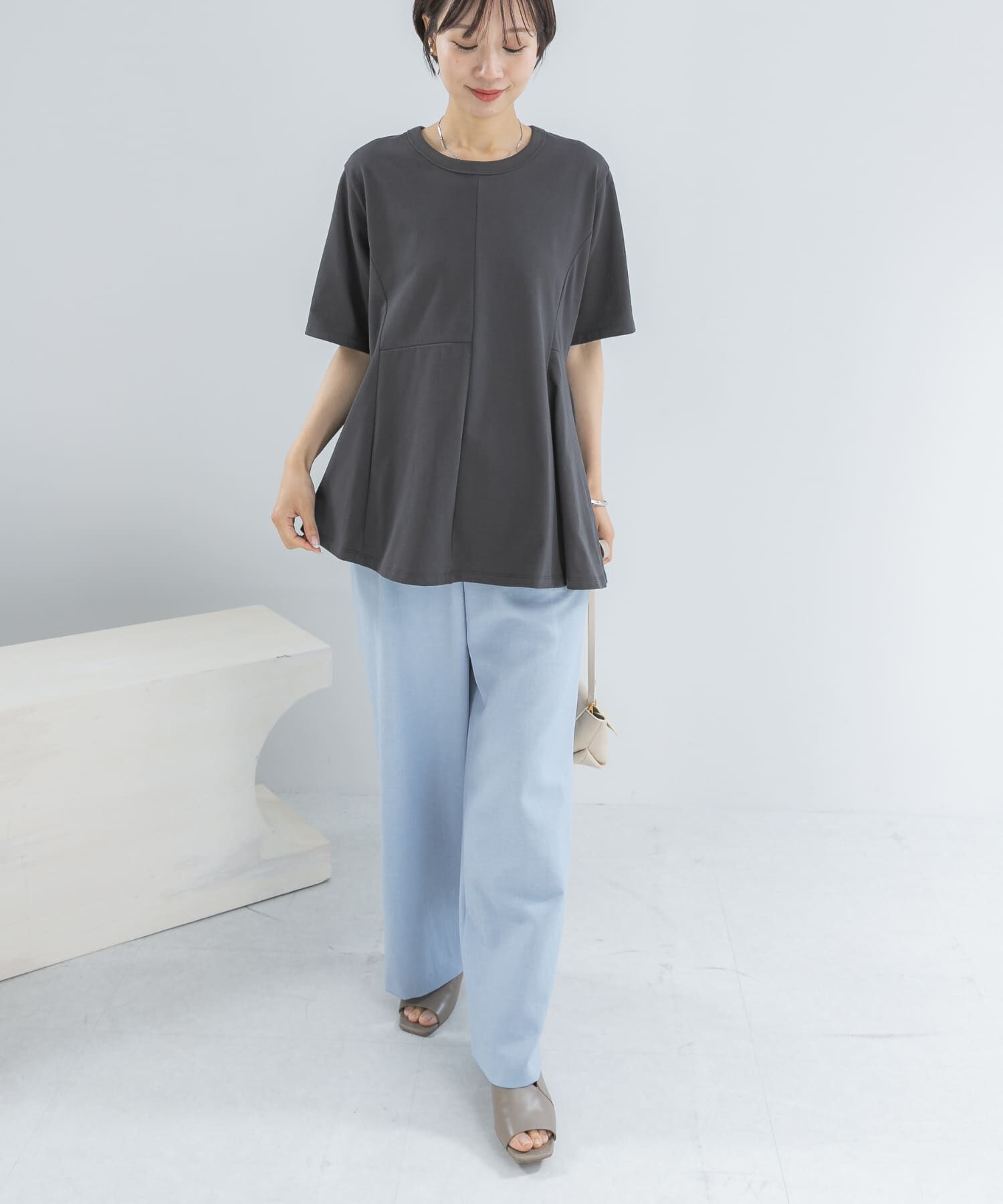 URBAN RESEARCH ROSSO「PROTAGONISTA　ASYMMETRY DESIGN T-SHIRTS」|Tシャツ・カットソー|