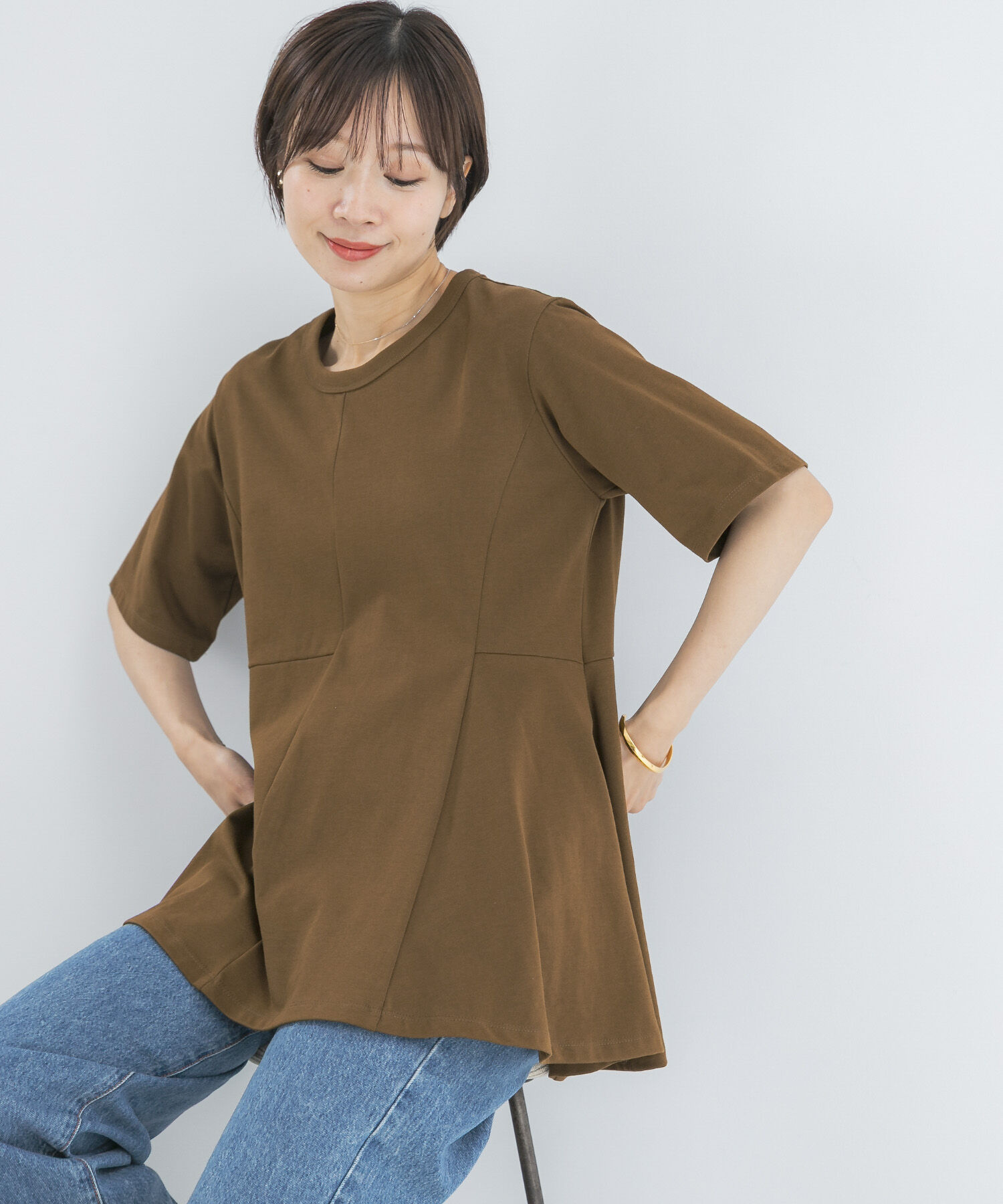 URBAN RESEARCH ROSSO「PROTAGONISTA　ASYMMETRY DESIGN T-SHIRTS」|Tシャツ・カットソー|