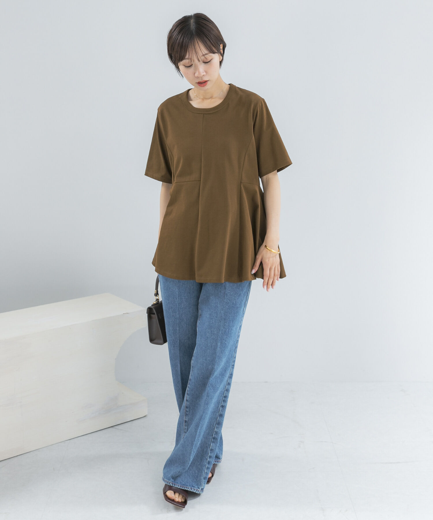 URBAN RESEARCH ROSSO「PROTAGONISTA　ASYMMETRY DESIGN T-SHIRTS」|Tシャツ・カットソー|