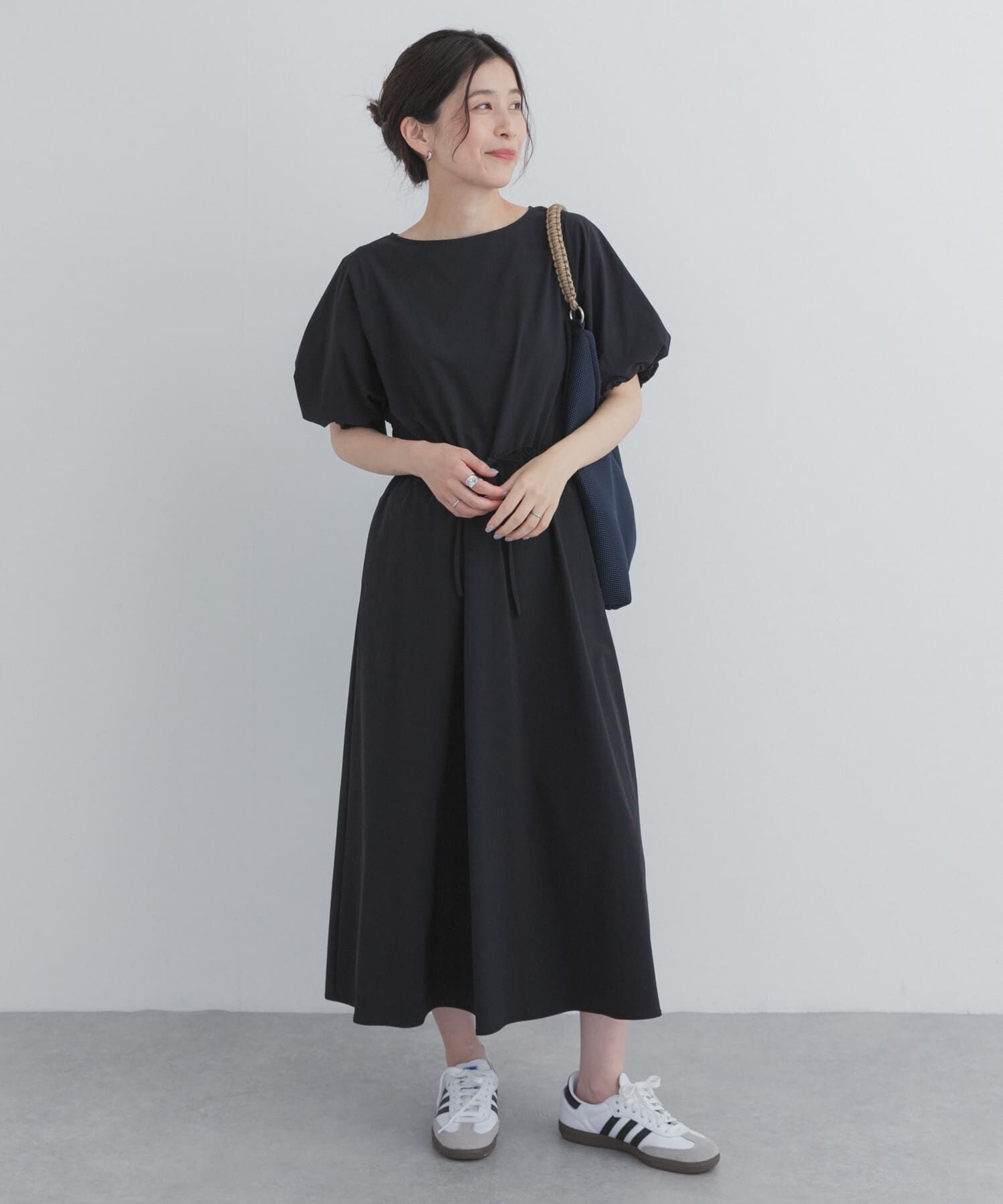 URBAN RESEARCH DOORS「撥水ウエストドロストワンピース」|ワンピース|