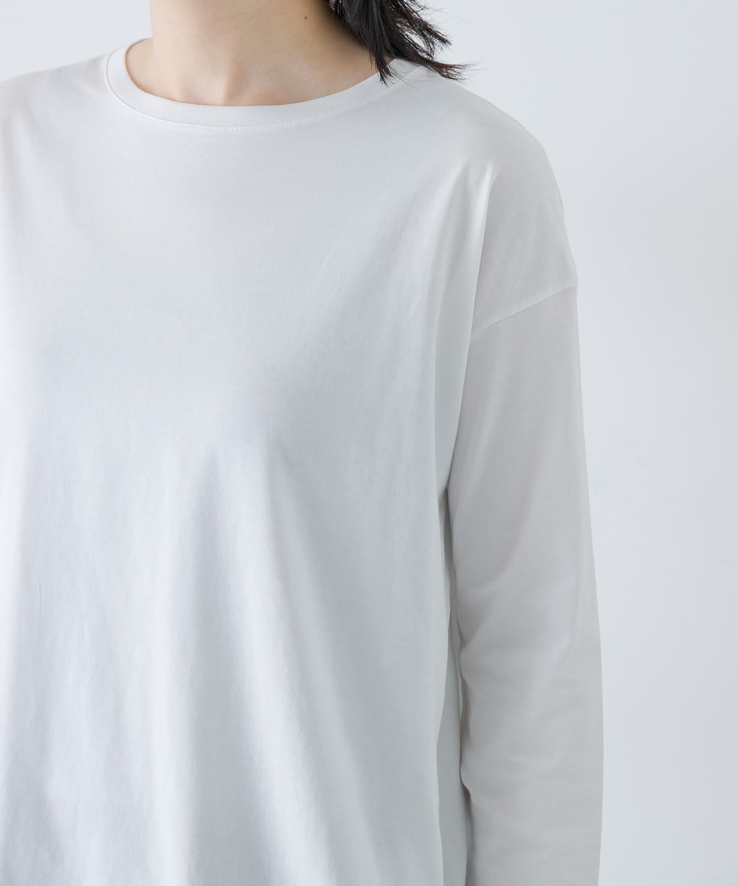 かぐれ「コットンラウンドカットソー」|Tシャツ・カットソー|