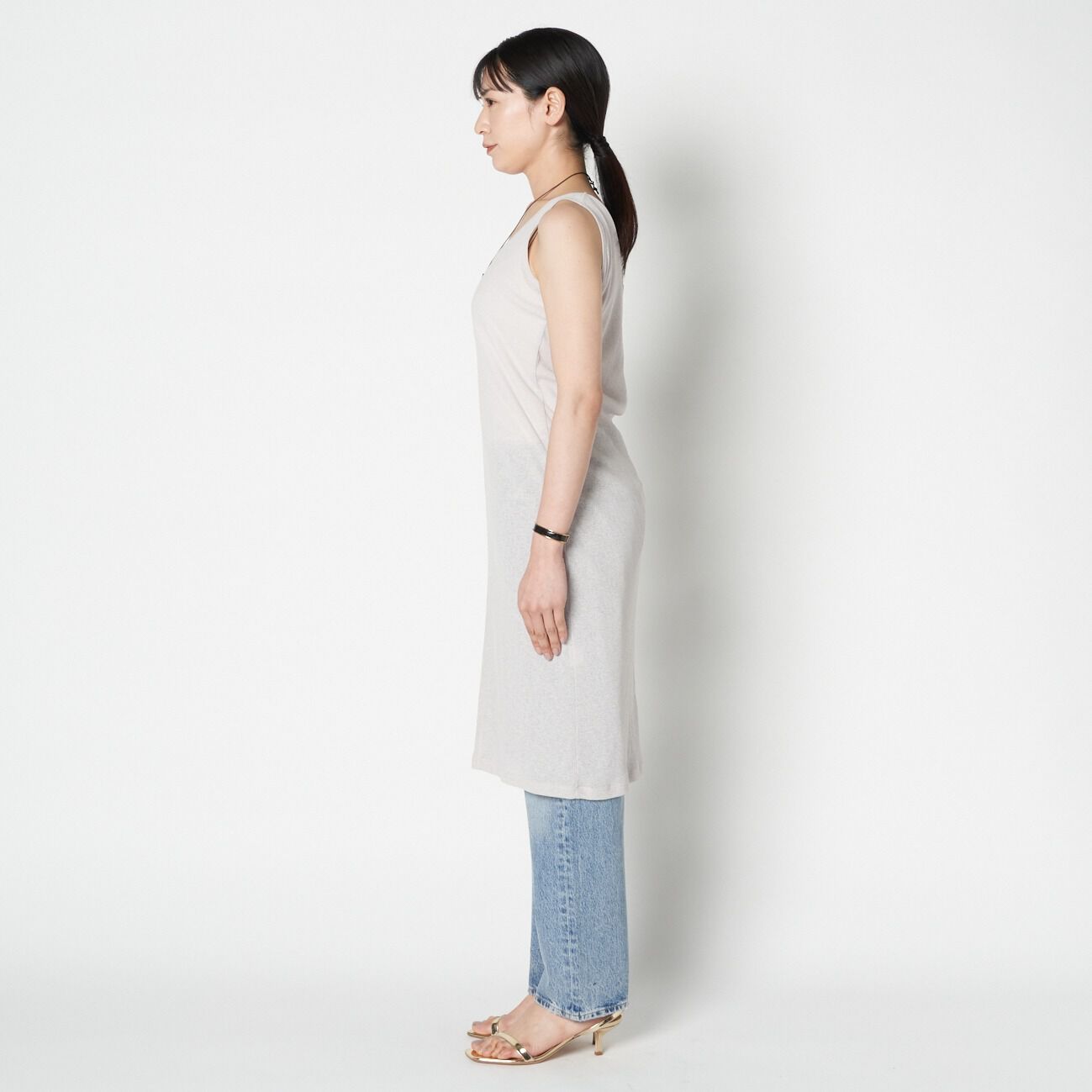 HELIOPOLE「HELIOPOLE DRY TOUCH RIB LONG TANK」|Tシャツ・カットソー|
