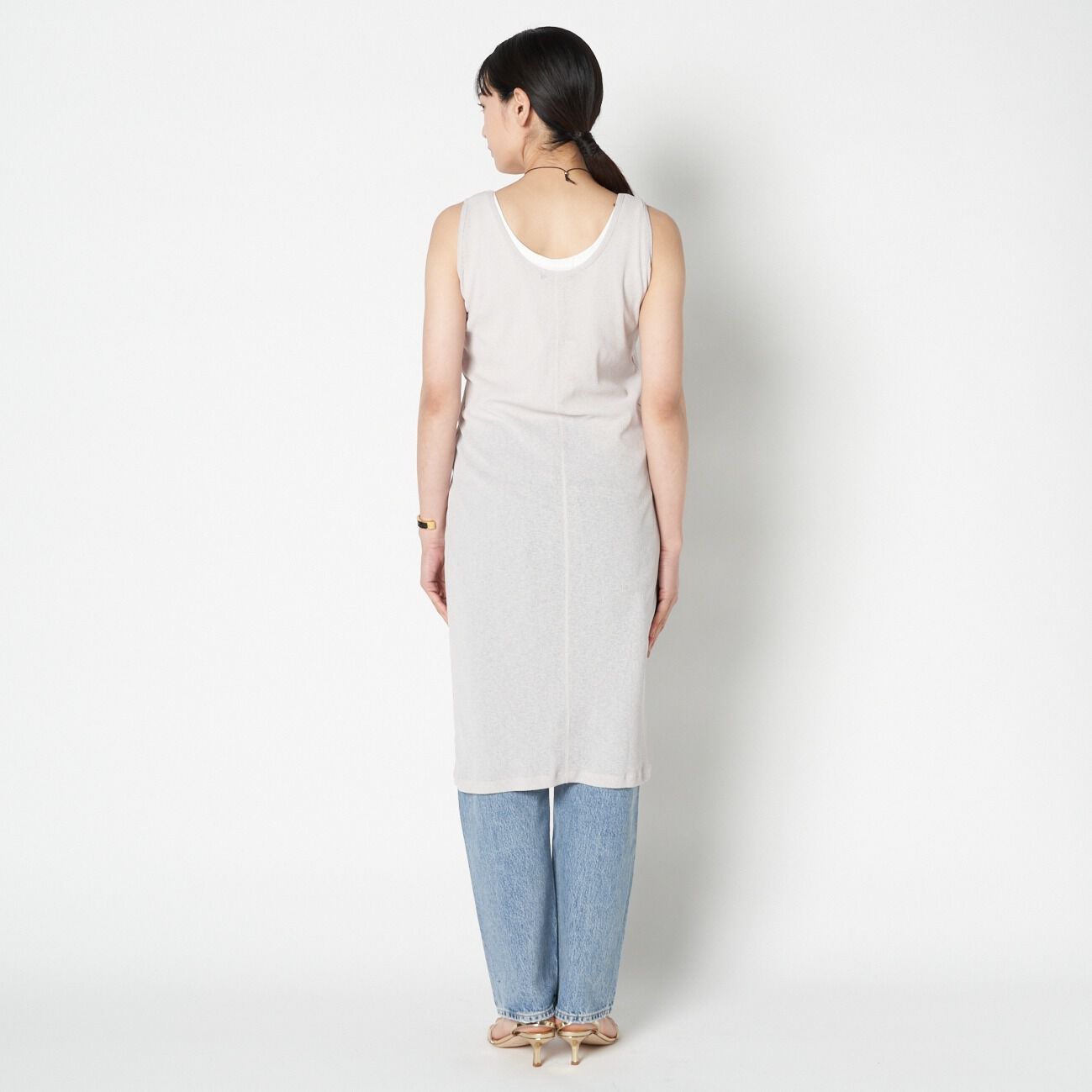 HELIOPOLE「HELIOPOLE DRY TOUCH RIB LONG TANK」|Tシャツ・カットソー|
