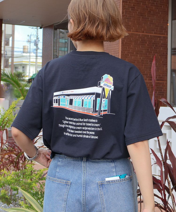 AMERICAN HOLIC「【BLUE SEAL】ShopグラフィックTシャツ」|Tシャツ・カットソー|