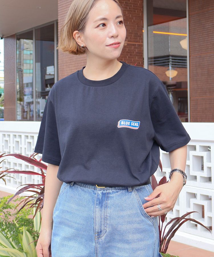 AMERICAN HOLIC「【BLUE SEAL】ShopグラフィックTシャツ」|Tシャツ・カットソー|