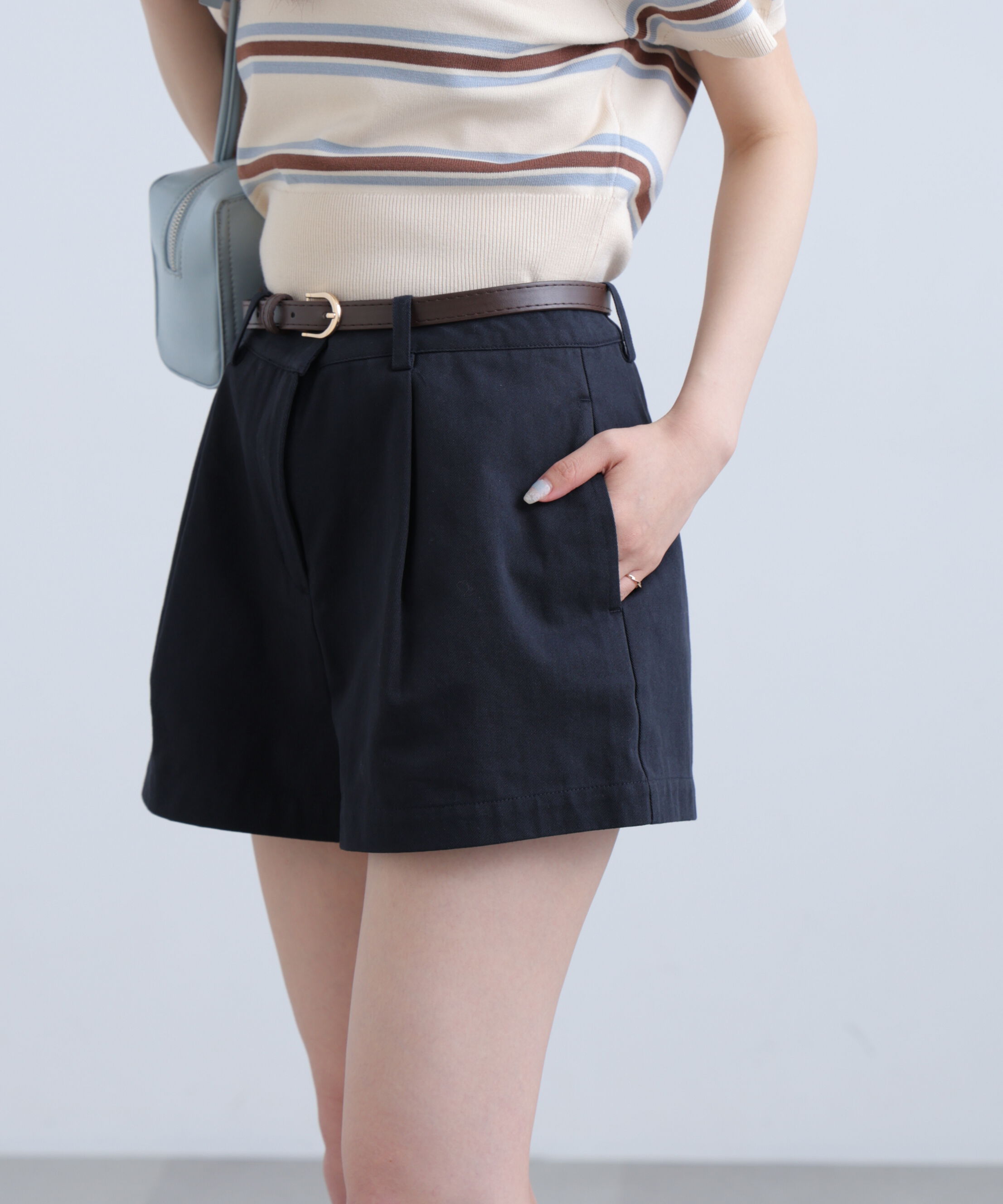  「ベルト付きショートパンツ」|その他|