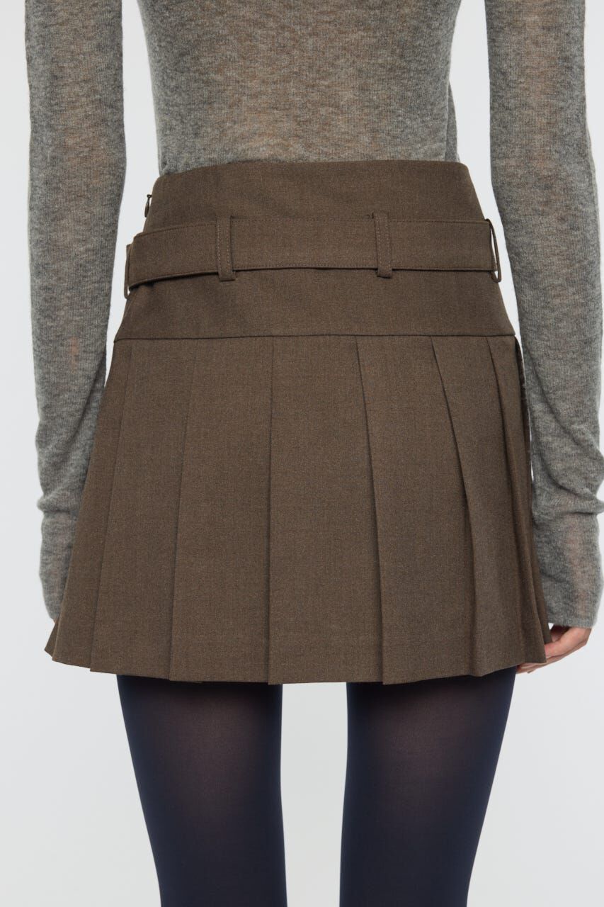MOUSSY「LOW SLUNG PLEATED MINI スカート」|スカート|