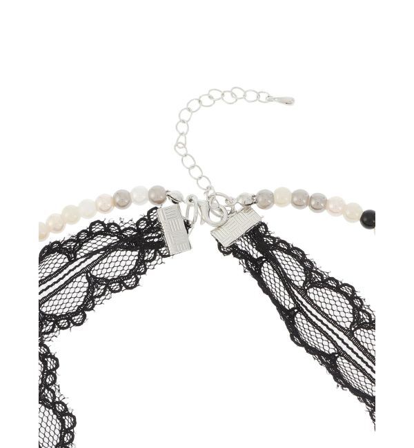 EVRIS「COLOR STONE LACE CHOKERネックレス」|ネックレス|