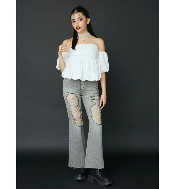EVRIS「COLOR STONE LACE CHOKERネックレス」|ネックレス|