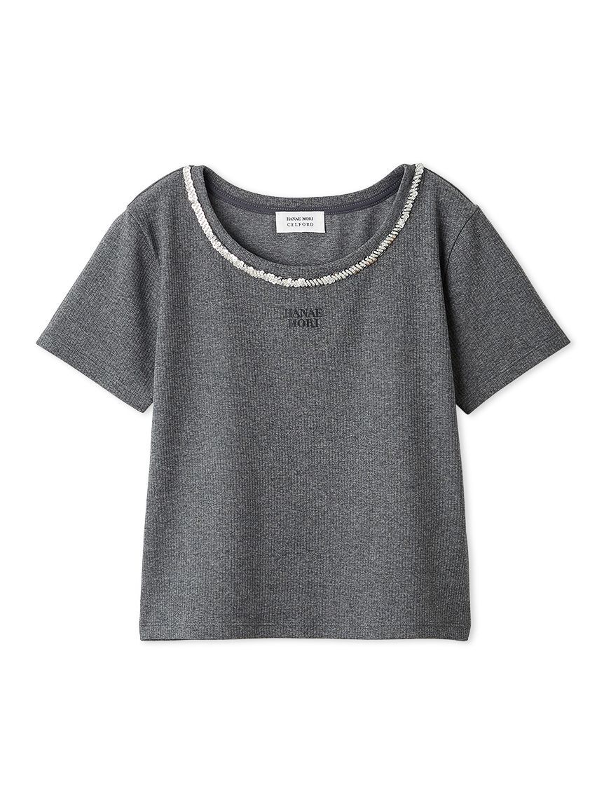 CELFORD「【洗える】【HANAE MORI&times;CELFORDコラボ】ロゴカットトップス」|Tシャツ・カットソー|