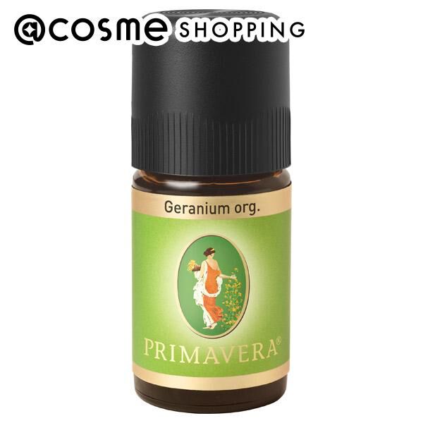  「PRIMAVERA ゼラニウム bio 本体/グリーンの中にほんのりローズの香り (5ml)」|美容液・オイル・クリーム|その他