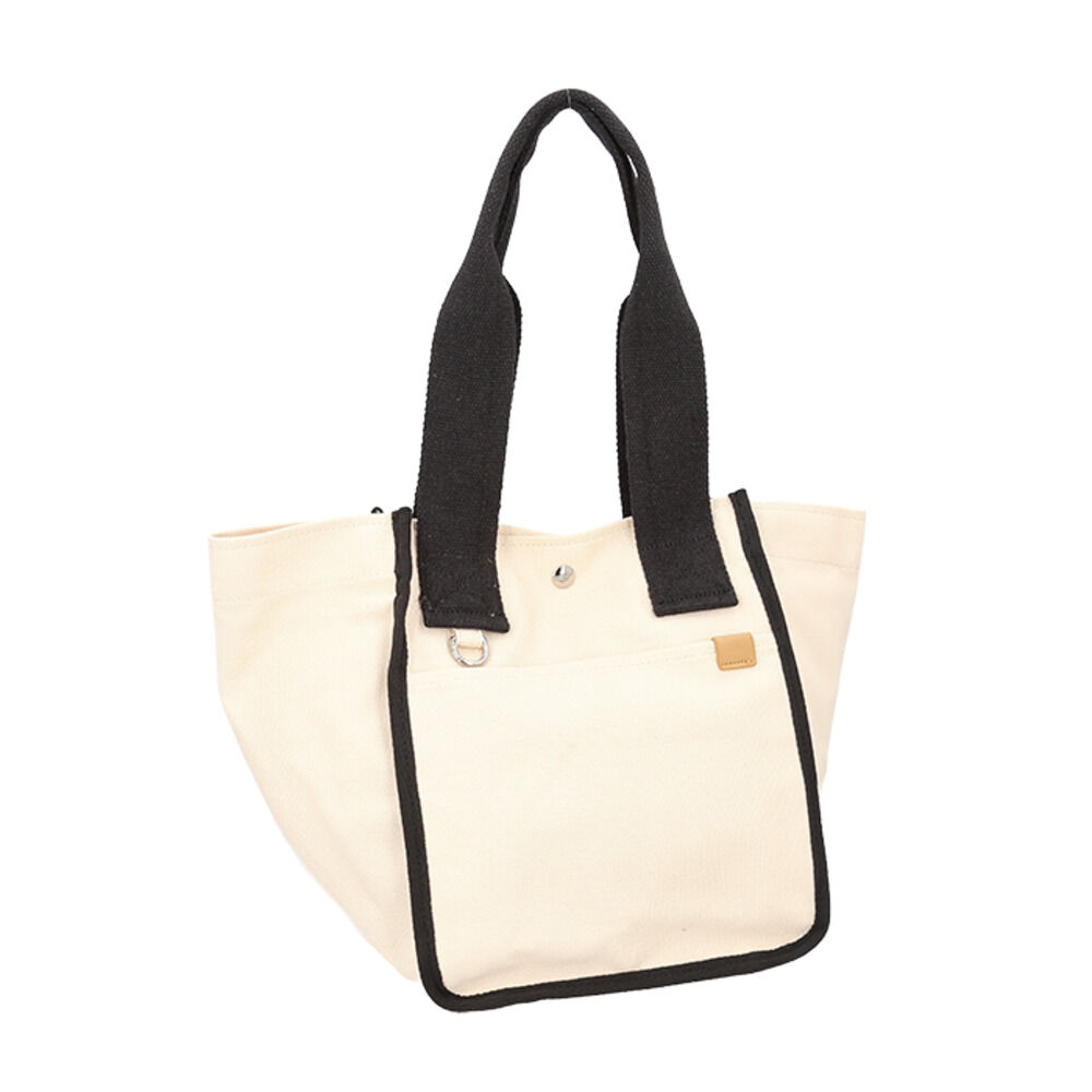 BACKYARD FAMILY「dot&stripe トート キャンバス 通販 トートバッグ トートバック キャンバスバッグ」|トートバッグ|ホワイト2